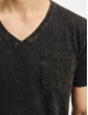 DEF T-Shirt V-Neck gris