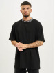 DEF T-Shirt Basic Rib noir