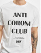 DEF T-Shirty Anti Corona bialy
