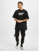 DEF T-Shirty Glam czarny