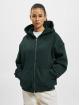 DEF Zip Hoodie Oversized grøn