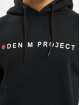 Denim Project Bluzy z kapturem Logo czarny