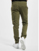 Denim Project Cargohose Classic grün