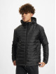 Denim Project Lightweight Jacket Quilted Hood black