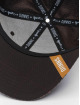 Djinns snapback cap 6P Glencheck bruin