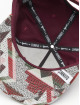 Djinns Snapback Cap 5 Panel Rubber Aztek rot