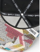 Djinns snapback cap 5 Panel Rubber Aztek zwart