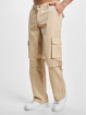 Dropsize Cargobroek Loose Fit wit