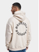 Dropsize Hoodie Heavy Oversize Circle beige