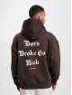 Dropsize Hoodie Heavy Oversize Got Rich brun