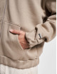 Dropsize Hoodies con zip Super Heavy Oversize beige