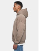 Dropsize Hoodies Heavy Oversize Crime hnědý