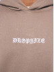 Dropsize Hoodies Heavy Oversize Crime hnědý