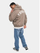 Dropsize Hoodies Heavy Oversize Crime hnědý