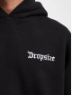 Dropsize Hoodies Heavy Oversize Logo Backprint čern