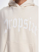Dropsize Hoody Logo Design beige