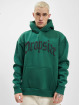 Dropsize Hoody Heavy Oversize Puffer Print groen