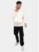 Dropsize Hoody Super Heavy Oversize Print weiß