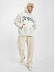 Dropsize Hoody Heavy Oversize Steel Grey Puffer Print wit