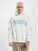 Dropsize Hoody Heavy Oversize Scuba Blue Puffer Print wit