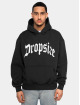 Dropsize Hupparit Heavy Oversize Puffer Print musta