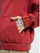 Dropsize Sudaderas con cremallera Super Heavy Oversize Logo rojo