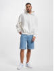 Dropsize Sweat capuche Heavy Oversize Rubber Patch blanc
