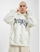 Dropsize Sweat capuche Heavy Oversize Steel Grey Puffer Print blanc