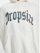 Dropsize Sweat capuche Heavy Oversize Steel Grey Puffer Print blanc