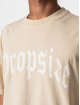 Dropsize t-shirt Heavy Oversize Logo beige