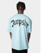 Dropsize T-Shirt Heavy Oversize Backprint blau