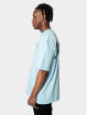 Dropsize T-Shirt Heavy Oversize Backprint blau