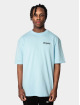 Dropsize t-shirt Heavy Oversize Backprint blauw
