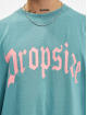 Dropsize T-Shirt Oversize Logo Design bleu