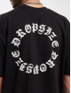 Dropsize t-shirt Heavy Oversize Circle Design zwart