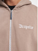 Dropsize Zip Hoodie Super Heavy Oversize hnědý