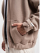 Dropsize Zip Hoodie Super Heavy Oversize hnědý