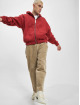 Dropsize Zip Hoodie Super Heavy Oversize Logo rot