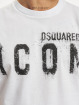 Dsquared2 T-Shirt Icon Spray C. blanc
