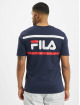 FILA T-shirt Bianco Sayer blu
