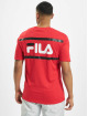 FILA T-Shirty Bianco Sayer czerwony