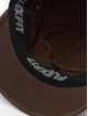 Flexfit 5 Panel Caps Top Gun Garmet Washed brown
