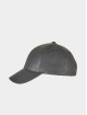 Flexfit Casquette Snapback & Strapback Synthetic Leather Alpha Shape Dad noir