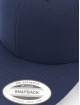 Flexfit Snapback Cap Premium Curved Visor blu