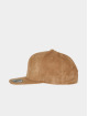 Flexfit Snapback Cap Suede Leather cachi