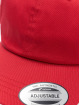 Flexfit Snapback Cap Low Profile Organic Cotton rosso