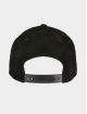 Flexfit snapback cap Suede Leather zwart