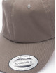 Flexfit Snapback Caps Low Profile Organic Cotton grå