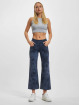 Freddy Boot cut jeans N.O.W. Yoga Comfort Umschlagbarer Taillenbund Mid Waist blauw