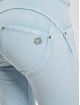 Freddy Bootcut Jeans WRUP Snug Push Up 7/8 Regular Waist Raw Cut Flare modrý